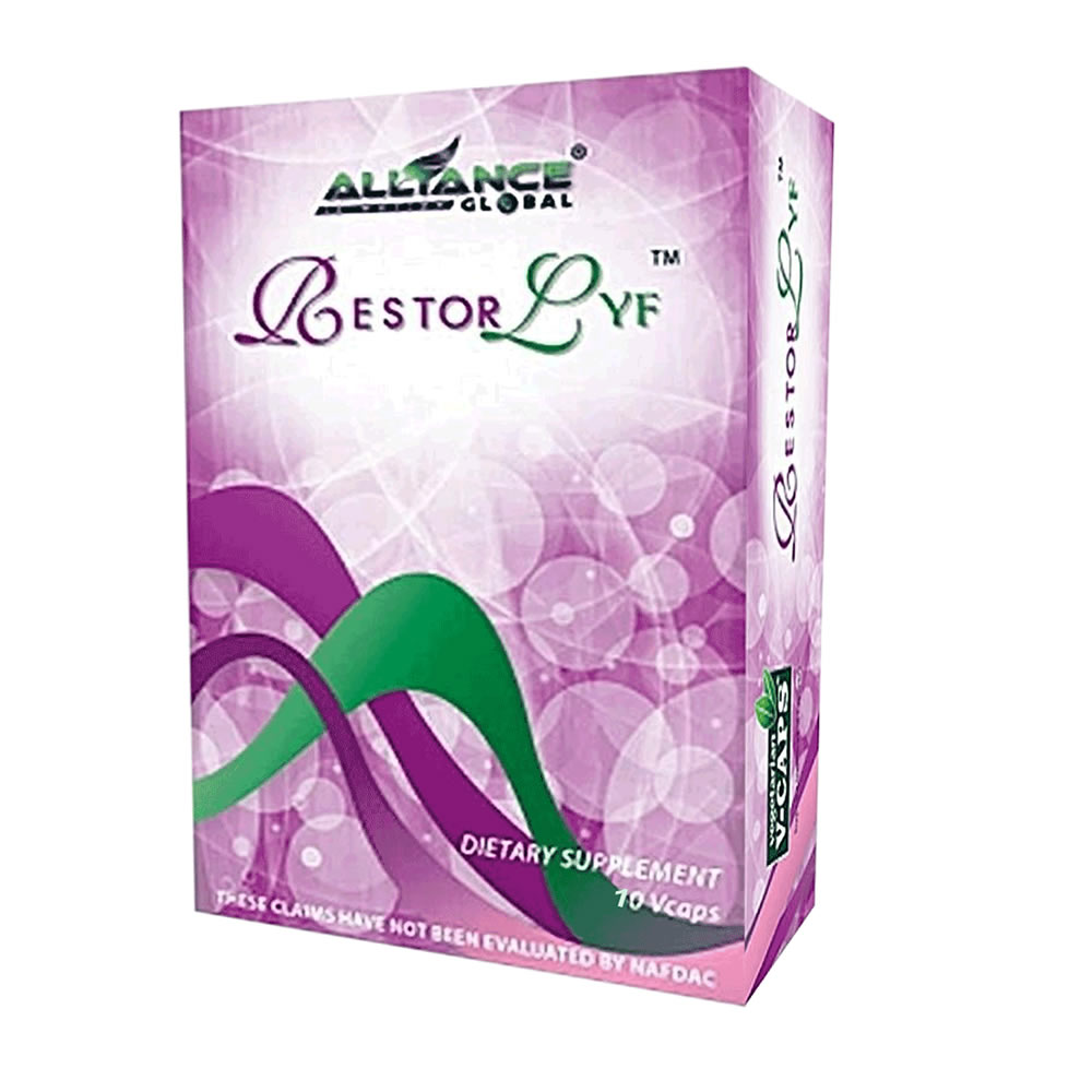 Restorlyf Longevity Formula-Nutritional Supplement 30 V-caps per box